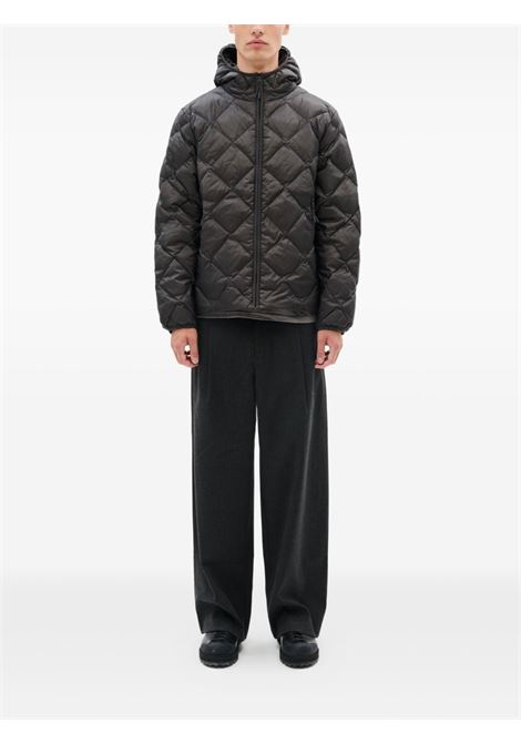 base lt down hooded jacket man black HIKING PATROL | AW25003CHARCOAL BLACK